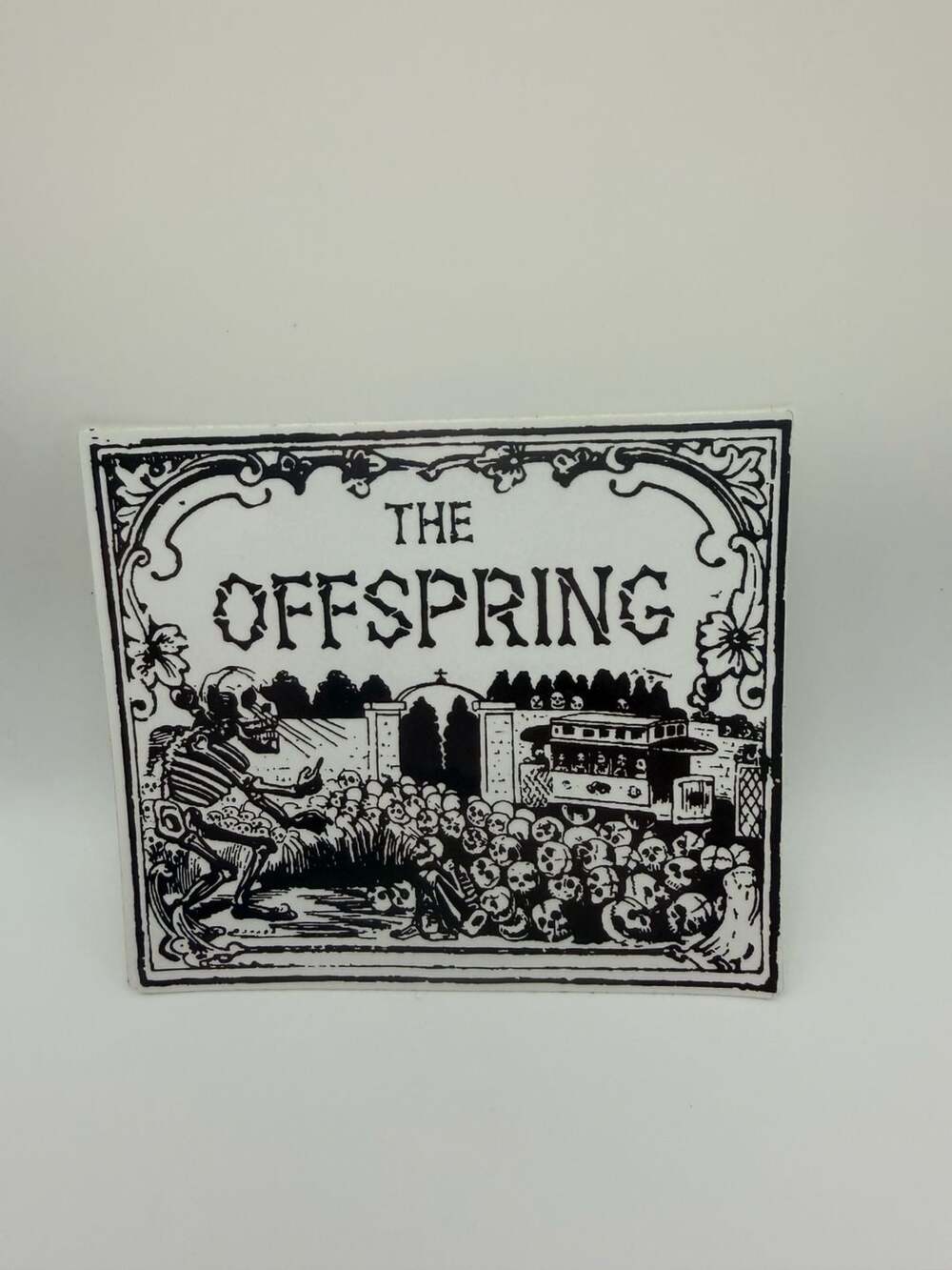 The Offspring Ixnay On The Hombre Embroidered Patch Black White